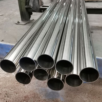 Edelstahl C-316 Inox-Runden-Rohr Acero Inoxidable 1.1/2 Redondo Decorativo Brilliante POLIERTE 600 C-304 X 6 METROS