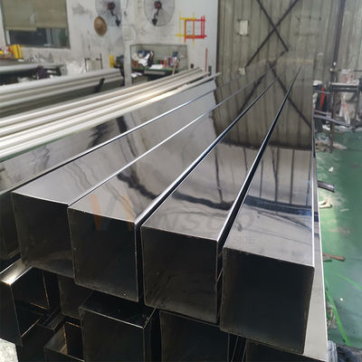 600 Grit Polsterquadratrohr aus Edelstahl AISI 201 304 für dekorative Anwendungen