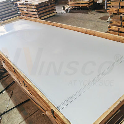 SUS 316 316L Kaltgewalzt 1000mmx2000mm Platten 0,4mm Dicke Edelstahlblech-Mülloberfläche