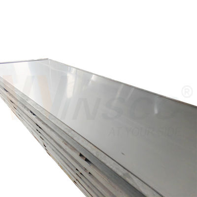 SUS 316 316L 1220mmx2440mm Kaltgewalzte Edelstahlplatte 2B Oberfläche 0,4mm