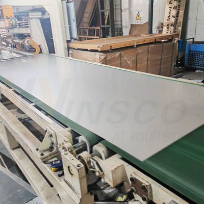 Hohe Härte 1500 mm Breite Inox-Müll-Finixierungsplatte 3000 mm Länge 0,9 mm Edelstahl-Kaltgewalzte Bleche 2B Oberfläche
