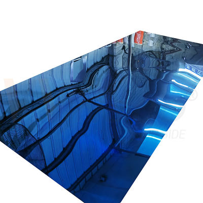 304 304L Blaufarbene Spiegeloberfläche aus Edelstahl 4FTX8FT