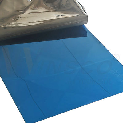 Saphirblau Farbe Inox-Blatt Spiegel Fertigung Edelstahlplatte 304 304L Qualität
