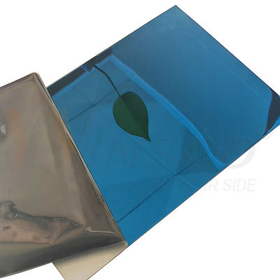 SS 201 Edelstahlplatte kaltgewalzt 1,2 mm 1,5 mm Saphirblauer Spiegel fertiggestellt