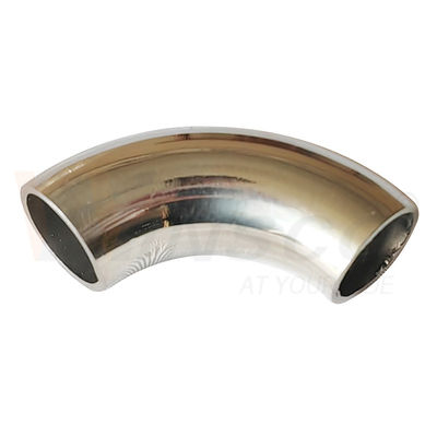 Spiegel Satin Oberfläche 55mm Bogenlänge 12,7mm OD AISI 201 304 316 Edelstahl Ellenbogen 1,2mm 1,5mm Dicke