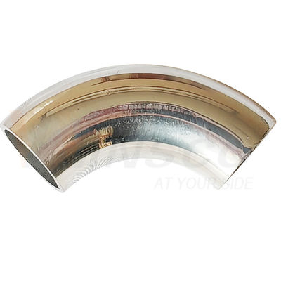 Spiegel Satin Oberfläche 55mm Bogenlänge 12,7mm OD AISI 201 304 316 Edelstahl Ellenbogen 1,2mm 1,5mm Dicke