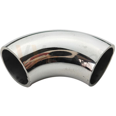 55 mm Bogenlänge 19,1 mm OD Edelstahl Geländer Ellenbogen 201 304 316 Grade Inox Handrail Zubehör