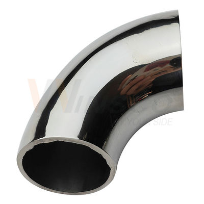 Feinpolierbare Satin-Innox-Baluster-Fittings 201 304 316 Grade 25.4mm 1'' Dia 66mm Bogen aus Edelstahl 90 Grad Ellenbogen