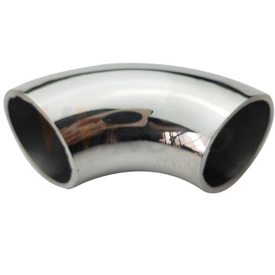 Feinpolierbare Satin-Innox-Baluster-Fittings 201 304 316 Grade 25.4mm 1'' Dia 66mm Bogen aus Edelstahl 90 Grad Ellenbogen