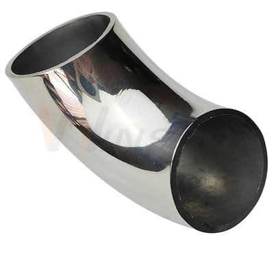 Feinpolierbare Satin-Innox-Baluster-Fittings 201 304 316 Grade 25.4mm 1'' Dia 66mm Bogen aus Edelstahl 90 Grad Ellenbogen