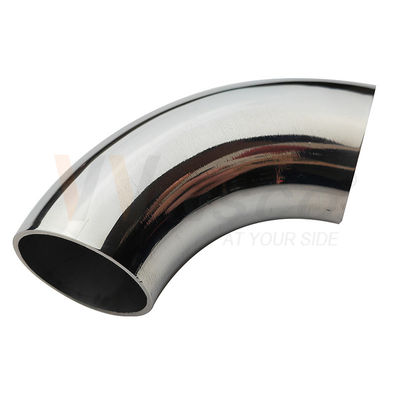 SUS 201 304 316 Edelstahl Balustraden Zubehör 1 1/4 Zoll 31,8 mm Durchmesser Spiegel Satin Edelstahl Halter Ellenbogen