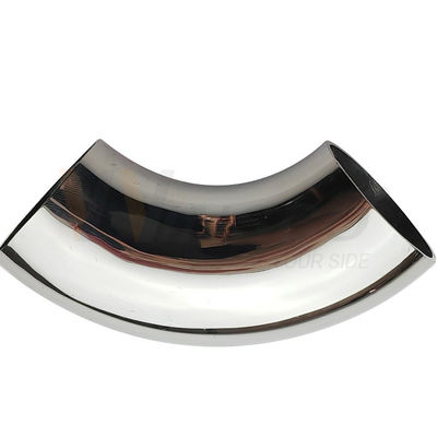 VVINSCO 38,1 mm (1 1/2 Zoll) 90° Edelstahl Handlaufbogen in AISI 201/304/316 mit Spiegel-/Satin-Finish