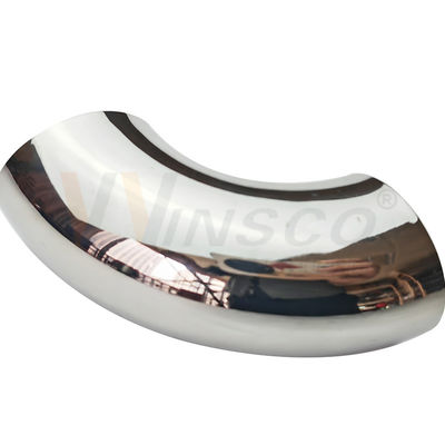 Hochpräzision SS 201 304 316 Geländerverbindungen 1,2 mm-2,0 mm Dicke 50,8 mm 2' OD Edelstahl-Handrail Ellenbogenanschluss