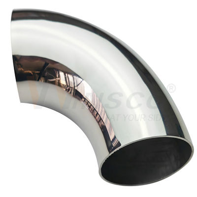 AISI 201 304 316 Spiegel Satin 76,2 mm 3 Zoll OD Edelstahl Handgelenk Ellenbogen 1,2 mm-2,0 mm Dicke