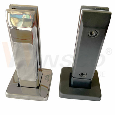 SUS 304 316 Haarlinie Schwarz Matte Spiegel Oberfläche Edelstahl Schwimmbad Glas Spigot für 12mm 24mm Glas