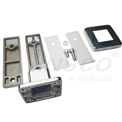 SUS 304 316 Haarlinie Schwarz Matte Spiegel Oberfläche Edelstahl Schwimmbad Glas Spigot für 12mm 24mm Glas