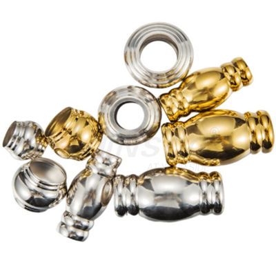 Spiegel Silber Gold Inox Geländer Zubehör SS 201 304 Edelstahl Bambus Verbindung für 19mm Handrail Rohr