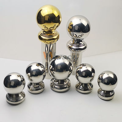 TP 201 304 Edelstahl Balustraden Zubehör Gold Spiegel Geländer Kugeln Sliver Edelstahl Armlehnen Kugel Für Rundrohr