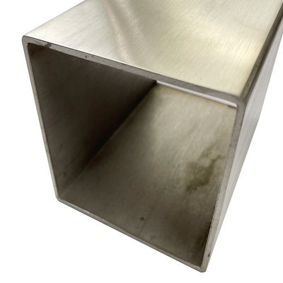 SUS 201 AISI 304 TP 316 Grade Große Größe Inxo Dicke Wand Rohr 120mmx120mm Edelstahl Quadratrohr