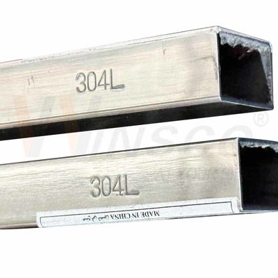 Korrosionsbeständigkeit Winsco Metall Inox geschweißtes Rohr 304L-Rohr aus Edelstahl rundes quadratisches Rechteckrohr