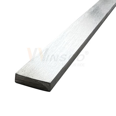 Anpassungsfähige Oberfläche 6 Meter Rechteckstab Platin Inox SS 201 304 316 Polierte Edelstahlflächenstange