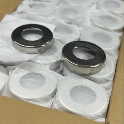 Edelstahl-Rahmenhalter-Basisdeckel Kompatibel mit Rundrohren von 38 mm und 50 mm für Balustraden