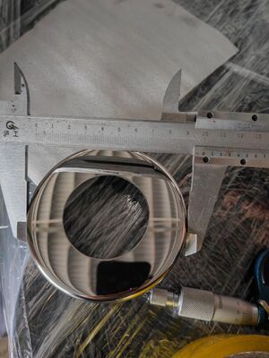 Edelstahl-Rahmenhalter-Basisdeckel Kompatibel mit Rundrohren von 38 mm und 50 mm für Balustraden
