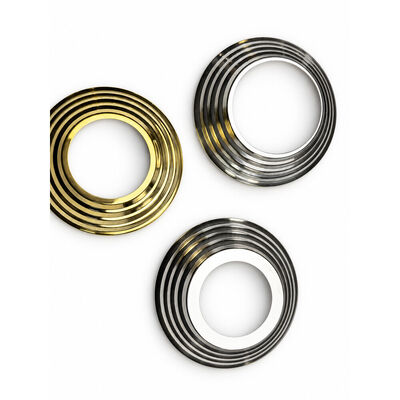 SS 201 304 Edelstahl-Stierteile Silber-Gold-Edelstahl-Handgelenk-Basis-Abdeckung für 19 mm 1'' 2' 63.5 mm Runde Newel Post