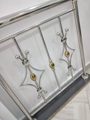 Spiegel Silber Gold Inox Geländer Zubehör SS 201 304 Edelstahl Bambus Verbindung für 19mm Handrail Rohr