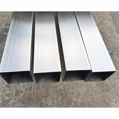 50x50mm Satin gebürstete Edelstahlquadratröhre 201 304 316, 1,2 ∼ 3,5 mm Wanddicke