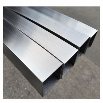50x50mm Satin gebürstete Edelstahlquadratröhre 201 304 316, 1,2 ∼ 3,5 mm Wanddicke