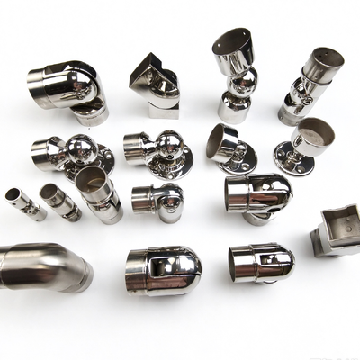 304/316 Stainless Steel Adjustable Handrail Elbow, Swivel Railing Tube Connector Fittings