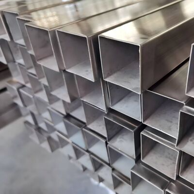 10 × 10 mm bis 200 × 200 mm Edelstahl-Quadrat- und Rechteckröhren mit einer Wandstärke von 1,5 bis 5,0 mm für Bau- und Geländer