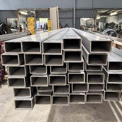 150x300mm Große Größe Geschweißtes Edelstahl Rechteckrohr SS201 SS304 SS316 für Bau und Fertigung