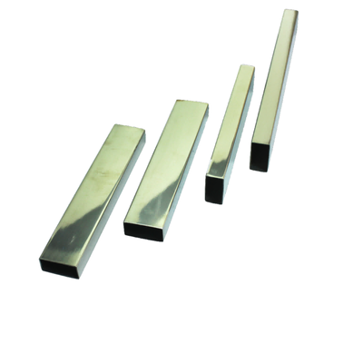Kleines Edelstahl-Rechteckrohr 4x5-5x25mm dünne Wand SS201 304 316