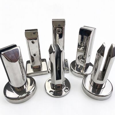 304/316 Edelstahl-Glasspigot mit Spiegel/Satin/Gold/Schwarz-Finixierung für Poolzaun und Glasgeländer - anpassbare Größen