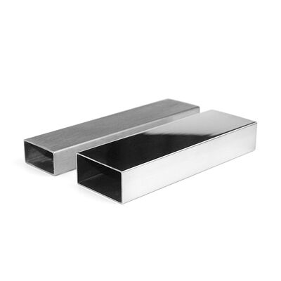 AISI 201 304 316 Rohr aus rostfreiem Stahl 0,5 mm bis 2,7 mm Thcikenss 20 mm x 40 mm Edelstahl-Rechteckrohr