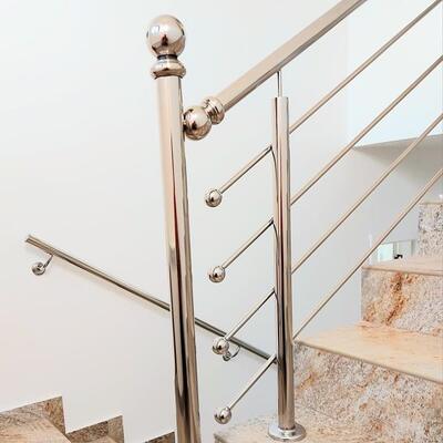 TP 201 304 Edelstahl Balustraden Zubehör Gold Spiegel Geländer Kugeln Sliver Edelstahl Armlehnen Kugel Für Rundrohr