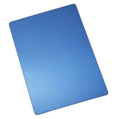 SS201 Kaltgewalztes Blau PVD Hairline Nr. 4 Edelstahlblech 1220×2440mm 4x8ft Dekoratives Inox-Blech