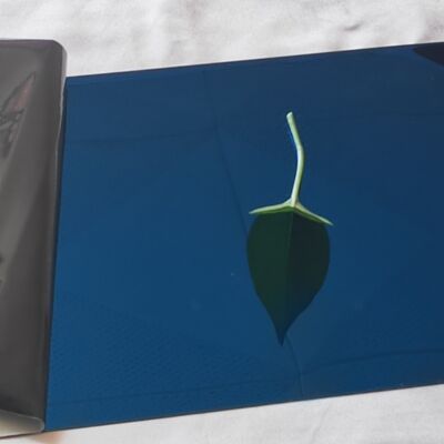 Anpassung Dicke Edelstahl Dekorationsplatte AISI 304 SS Metallblech Spiegel Veredelung Blau beschichtet