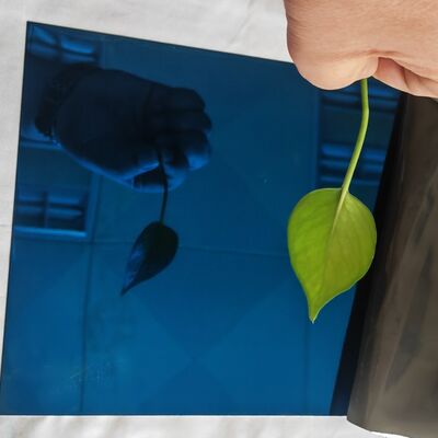 Anpassung Dicke Edelstahl Dekorationsplatte AISI 304 SS Metallblech Spiegel Veredelung Blau beschichtet