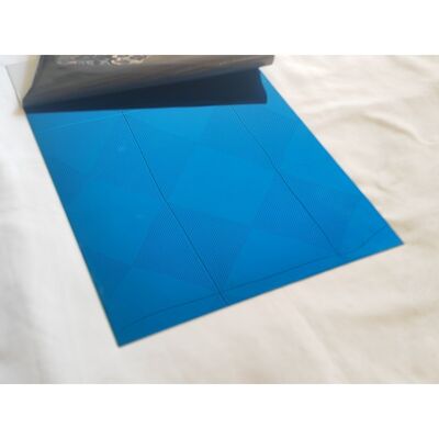 SS 201 Edelstahlplatte kaltgewalzt 1,2 mm 1,5 mm Saphirblauer Spiegel fertiggestellt
