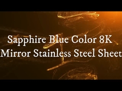 Sapphire Blue Cold Rolled Stainless-Stahlblech des Spiegel-8K