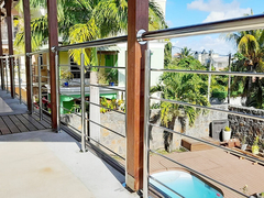 Spiegel fertiger Edelstahl Inox AISI 201 Hauptgeländer des treppenhaus-304 316