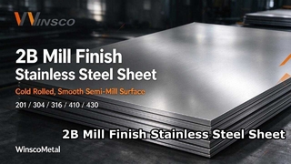 Winsco Metal Edelstahlbleche 2B Mill Finish | 201 304 316 410 430