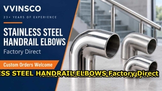 Handlaufbögen und Geländerbeschläge aus Edelstahl | VVINSCO Factory Direct