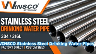 Hersteller von Trinkwasserrohren aus Edelstahl 304 316L | VVINSCO